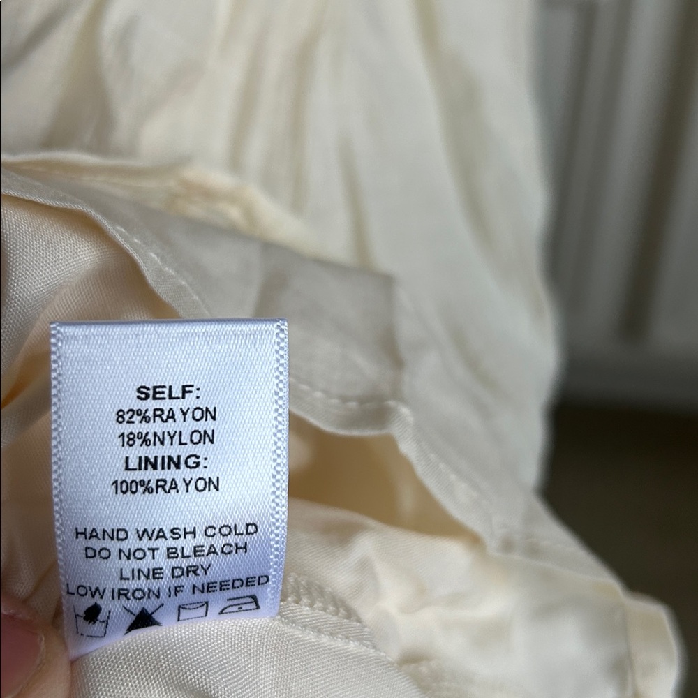 NWT Lalavon Cream Maxi Dress - Picture 10 of 10